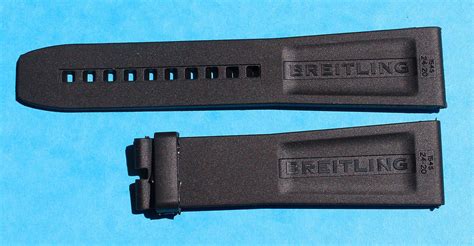 stores that sell breitling bands rubber|breitling rubber strap 24 20.